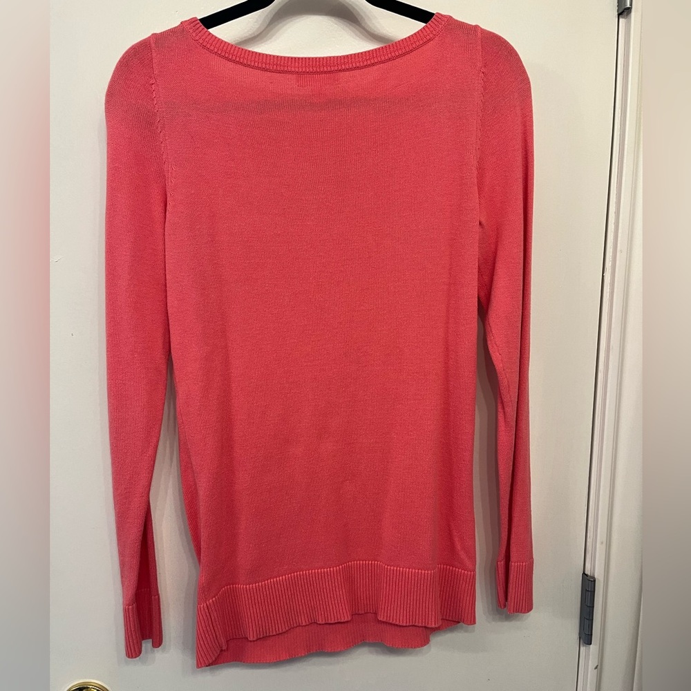 Lilly Pulitzer pink M sweater size medium - Picture 3 of 3